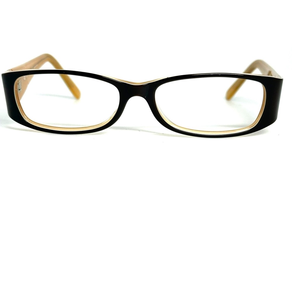 Vogue VO 2536-B 1437 Brown Honey Eyeglass Frames Heart Crystal 52-15-130